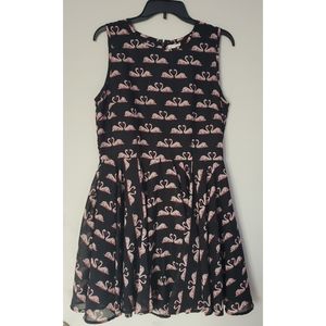 Maison Jules Fit and Flare Black Dress